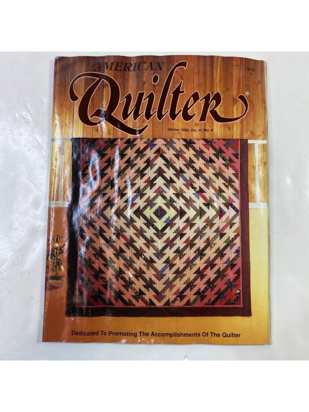 American Quilter Magazine Winter 1990 Vol. VI No. 4 Craft Quilting Patterns